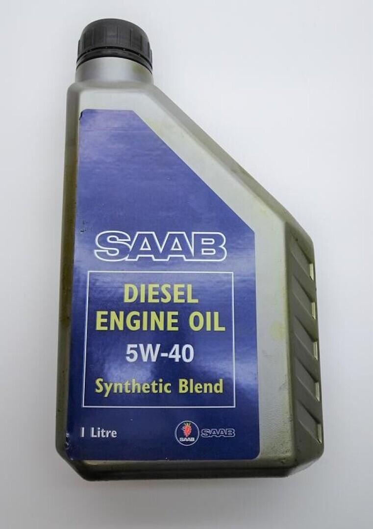 Olie diesel 5W40   origineel Saab,  1 liter